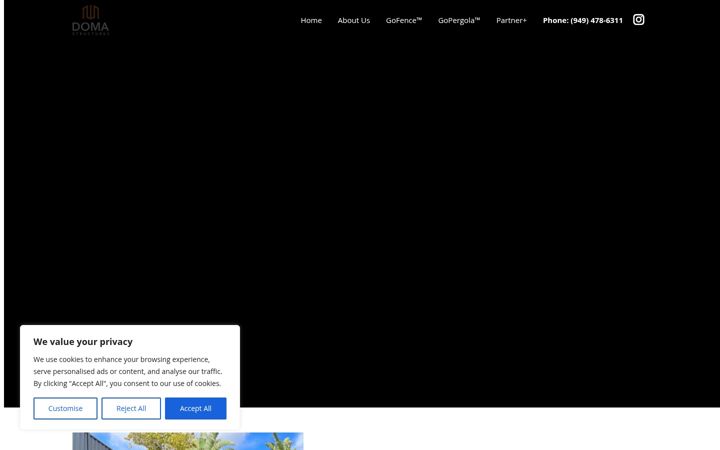 Screenshot of domastructures.com