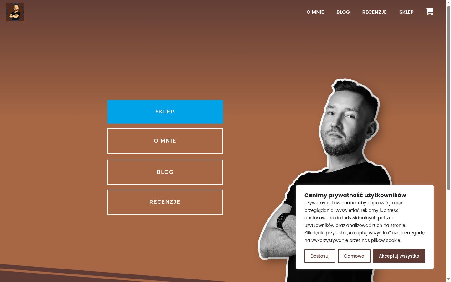 Screenshot του banner συγκατάθεσης που εμφανίστηκε πριν από οποιαδήποτε αλληλεπίδραση