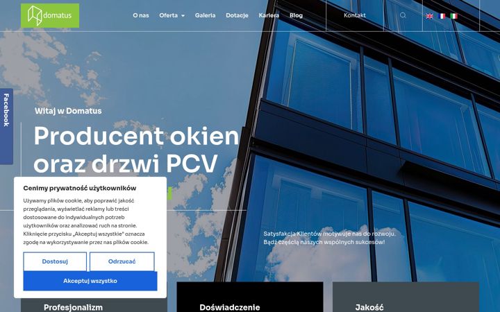 Screenshot ta' domatus.pl