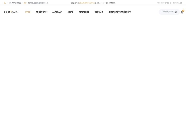 Screenshot of domava.cz