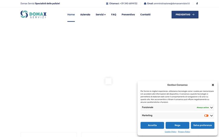 Snímek obrazovky domaxservizisrl.it