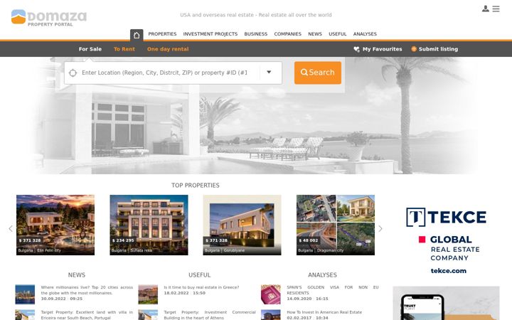 Screenshot of domaza.com