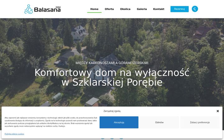 Screenshot ta' dombalasana.pl