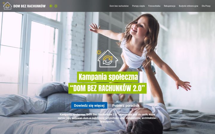 Screenshot of dombezrachunkow.com