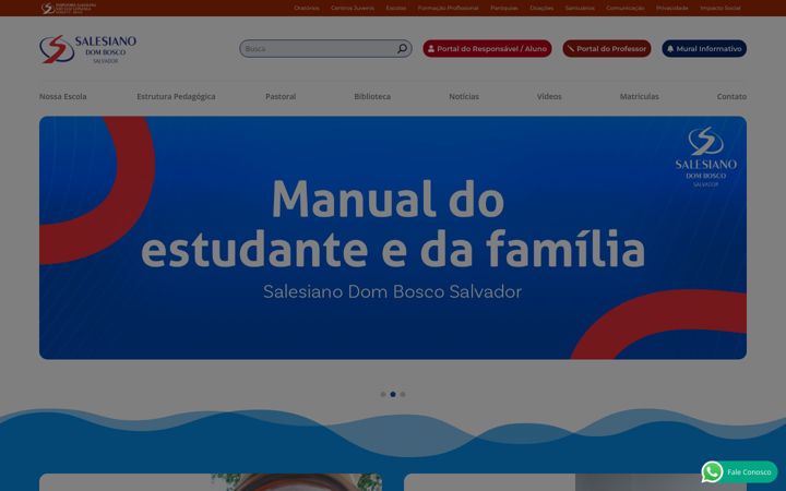 Capture d'écran de dombosco-ba.com.br