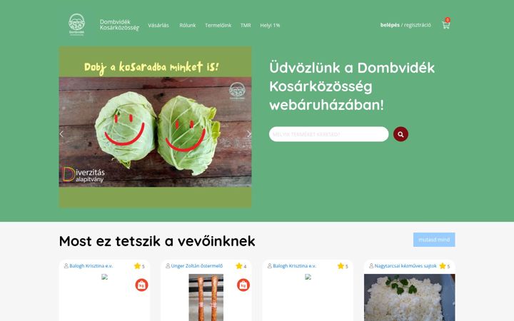 Screenshot of dombvidek.hu