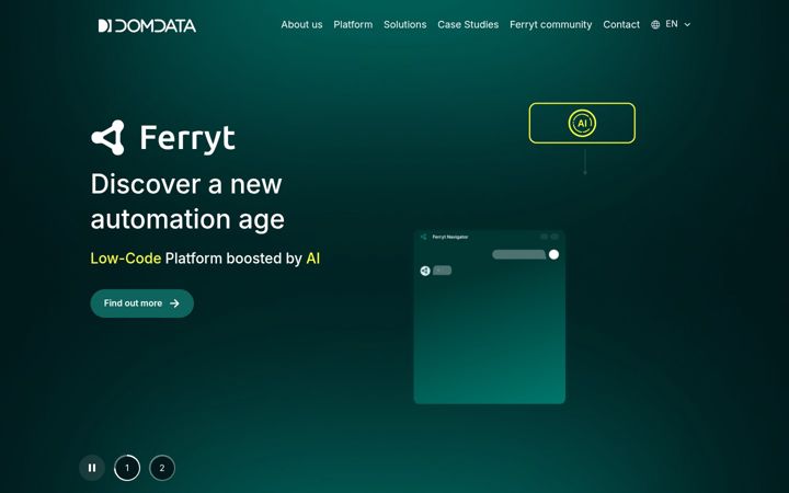 Screenshot of domdata.com