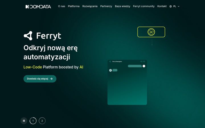 Screenshot του domdata.pl