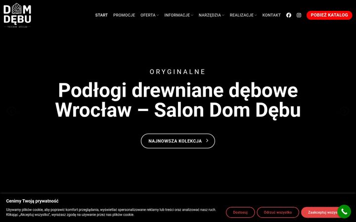 Screenshot του domdebu.pl
