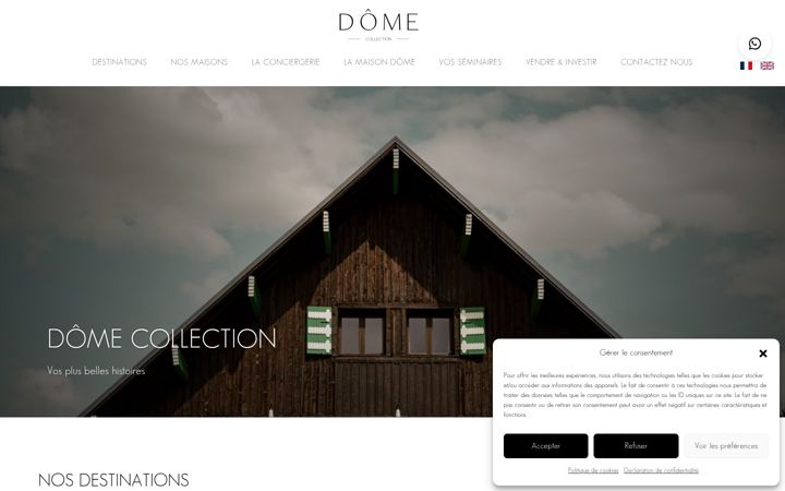 Screenshot of dome-collection.com