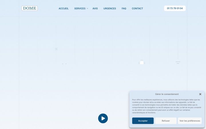 Screenshot of dome-sas.com