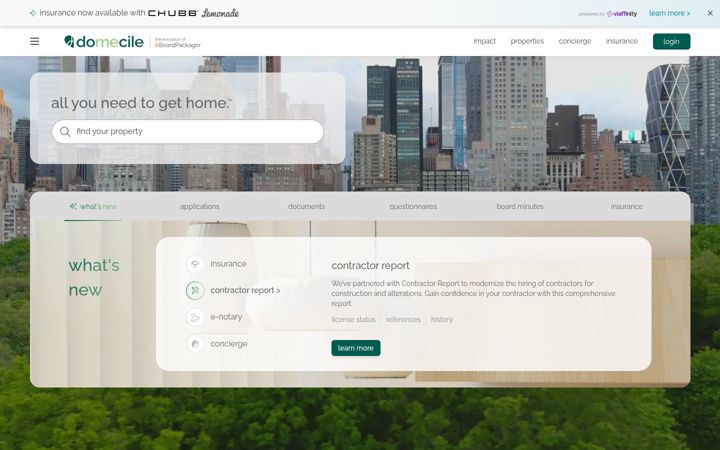 Screenshot of domecile.com