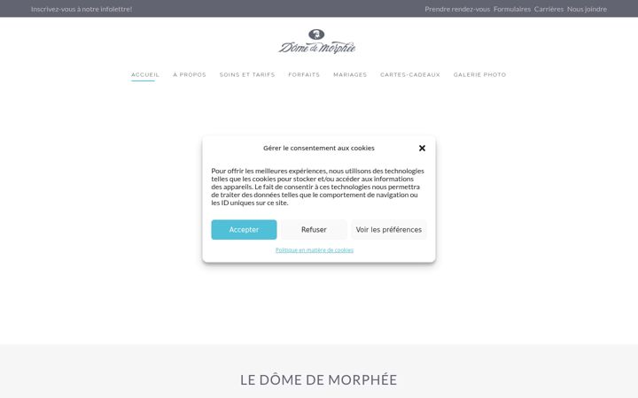 Screenshot of domedemorphee.com