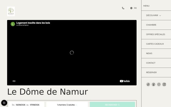 Screenshot of domedenamur.be