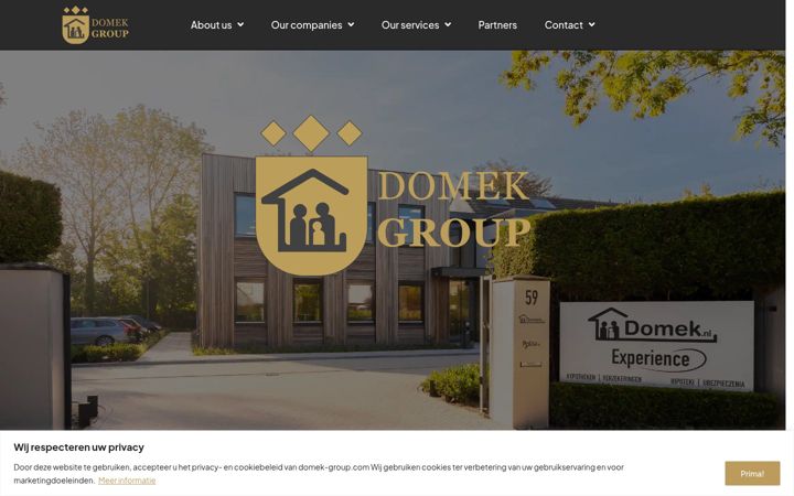 Screenshot of domek-group.com