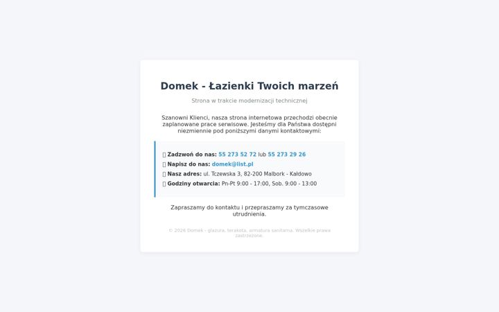 Screenshot του domek.malbork.pl