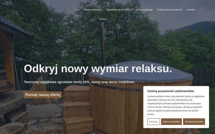 Screenshot του domekisauna.pl