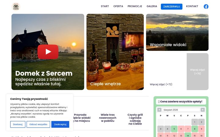 Screenshot ta' domekzsercem.pl