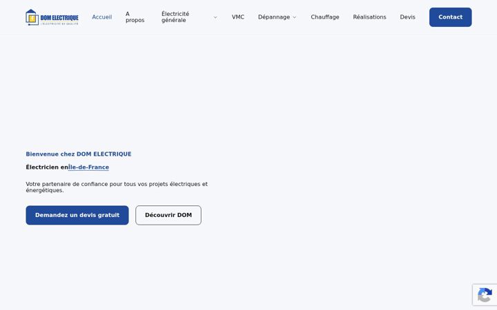 Screenshot of domelectrique.com