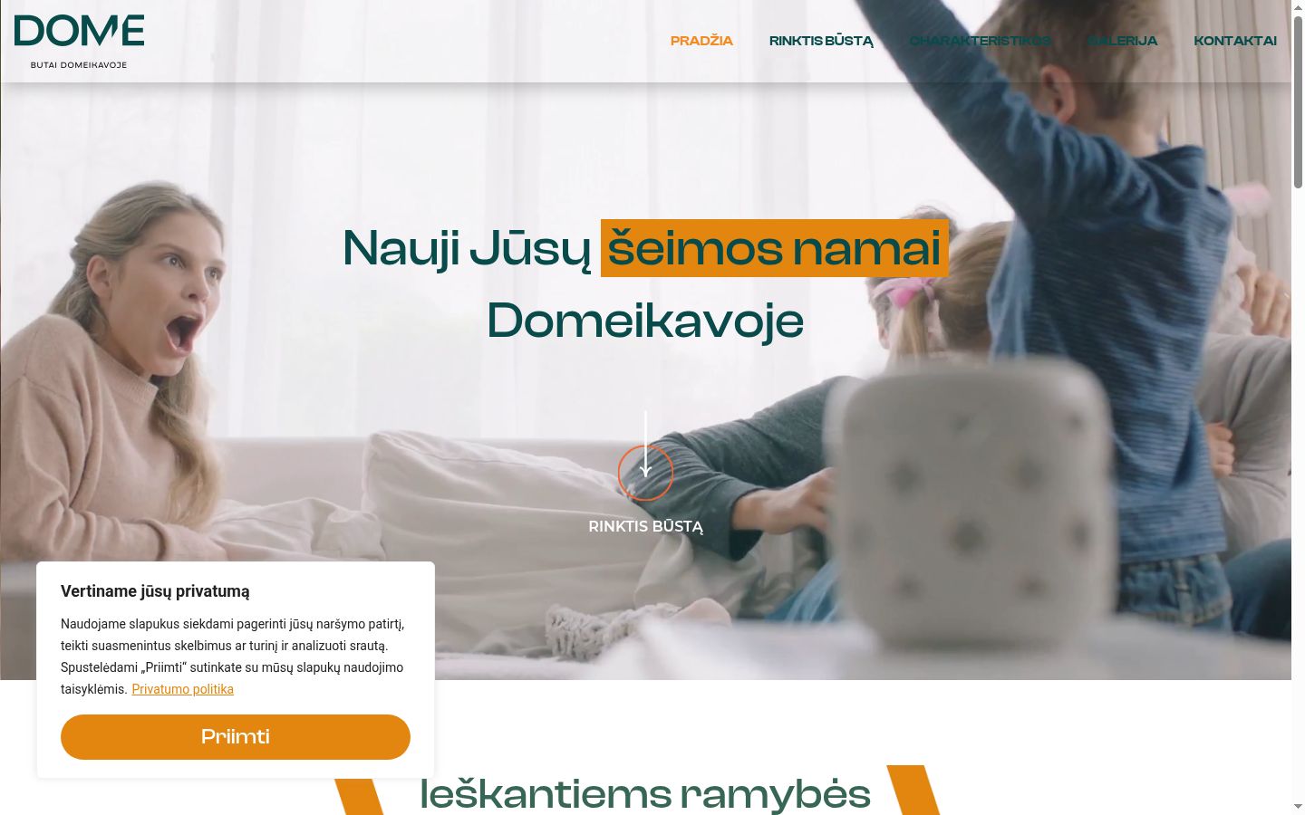 Kuvakaappaus suostumusbannerista, joka näytettiin ennen mitään vuorovaikutusta