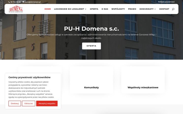 Screenshot ta' domenazn.pl