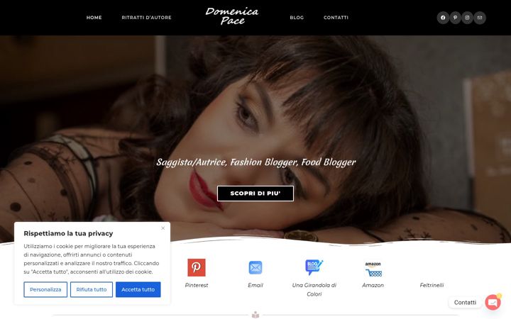 Snímek obrazovky domenicapace.it