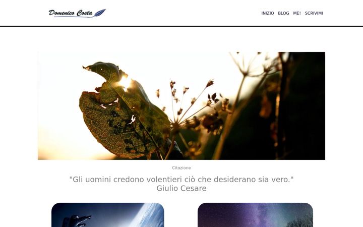 Screenshot of domenicocosta.com