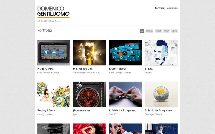 Snímek obrazovky domenicogentiluomo.it