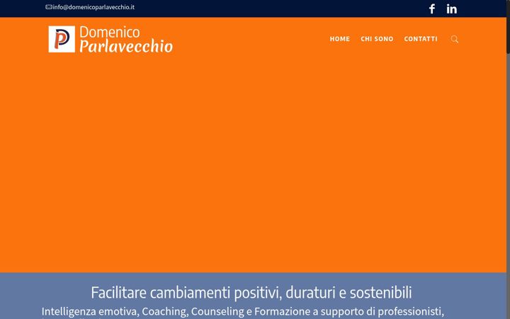 Snímek obrazovky domenicoparlavecchio.it