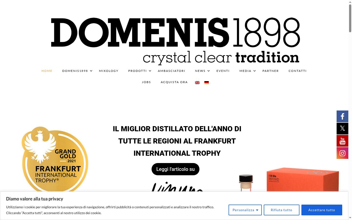 Sutikimo reklamjuostės, rodytos prieš bet kokią sąveiką, ekrano kopija