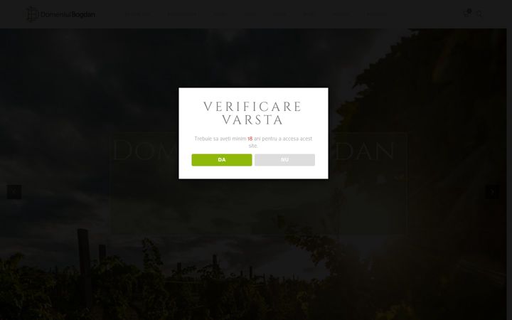 Screenshot of domeniulbogdan.ro