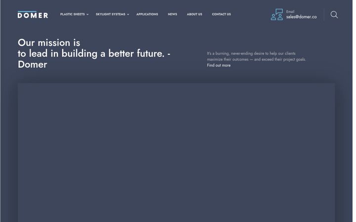 Screenshot του domer.co