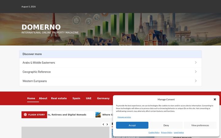 Screenshot of domerno.com