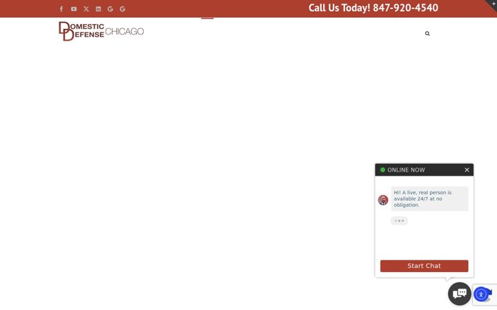 Screenshot of domesticdefensechicago.com