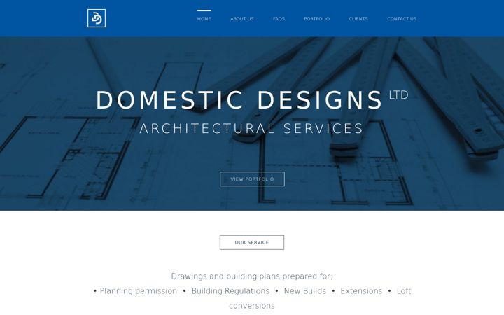 Skærmbillede af domesticdesigns.co.uk