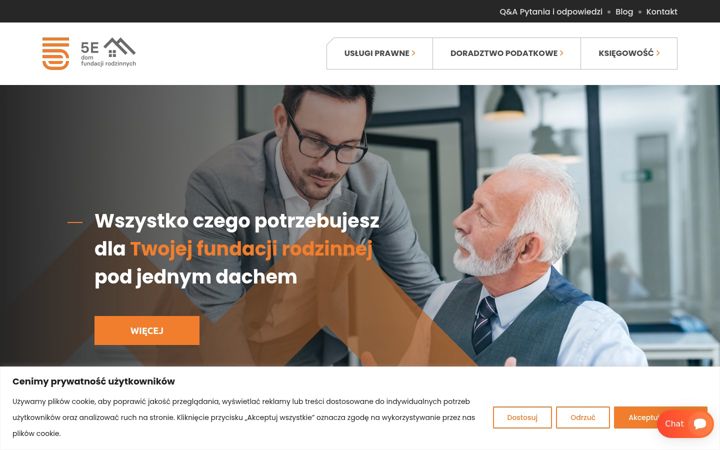 Screenshot ta' domfundacjirodzinnych.pl