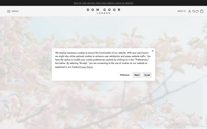 Screenshot of domgoor.com