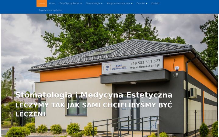 Screenshot του domi-dent.pl