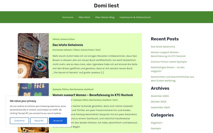 Zrzut ekranu domi-liest.de
