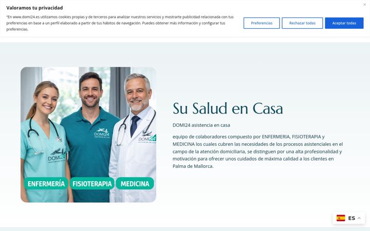 Screenshot of domi24.es