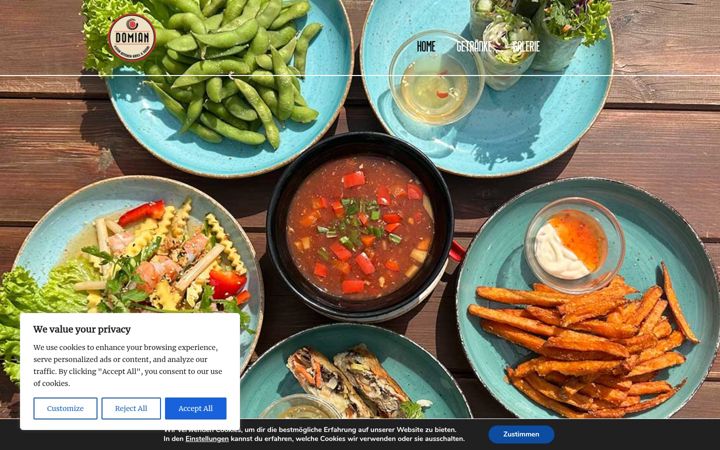 Screenshot di domian-sushi.de