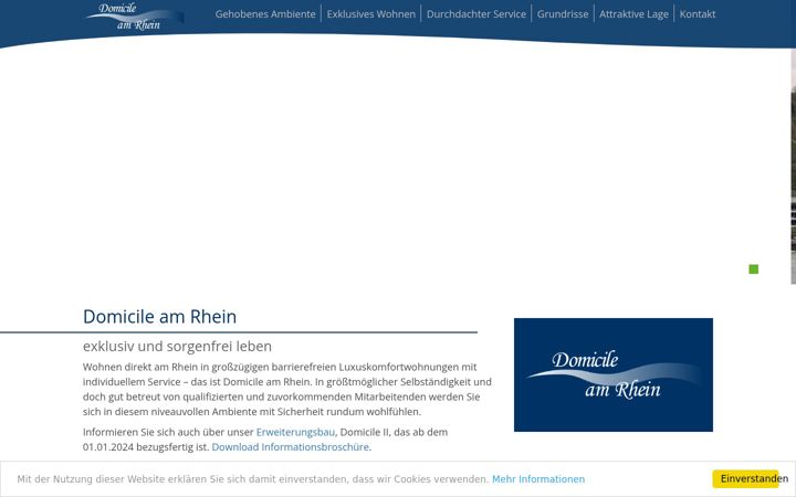 Screenshot of domicile-am-rhein.de
