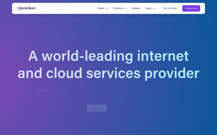 Screenshot of domicilium.com