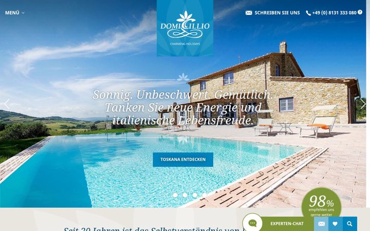 Screenshot of domicillio.com