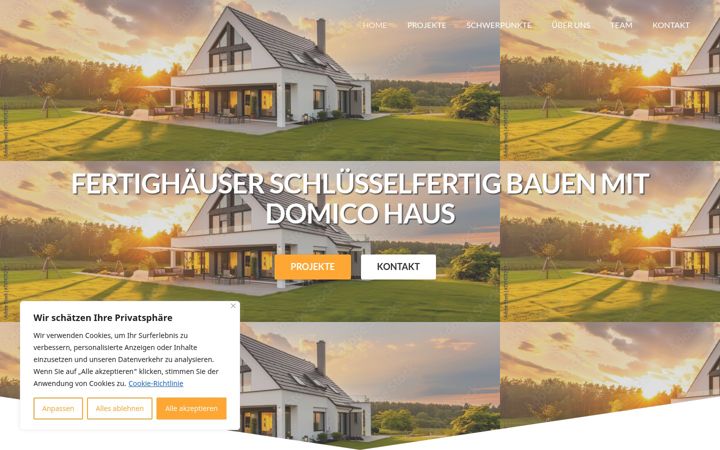 Screenshot di domicohaus.de