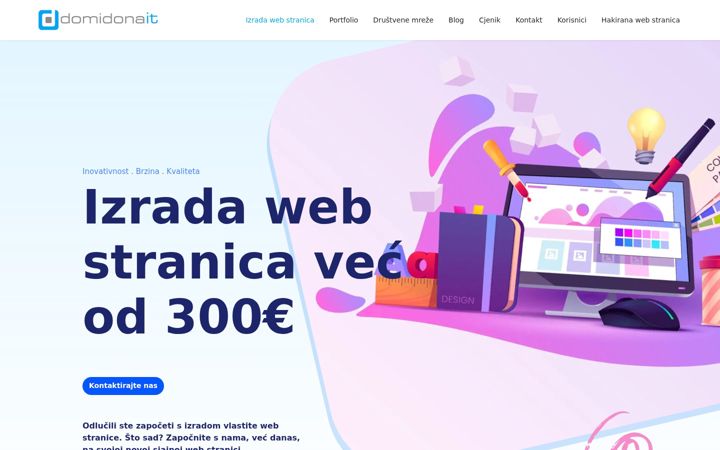 Screenshot of domidona-it.hr
