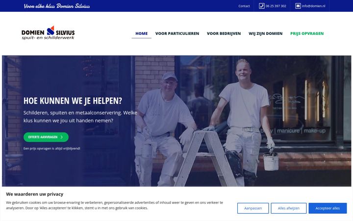 Captura de pantalla de domien.nl