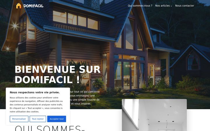 Screenshot of domifacil.fr