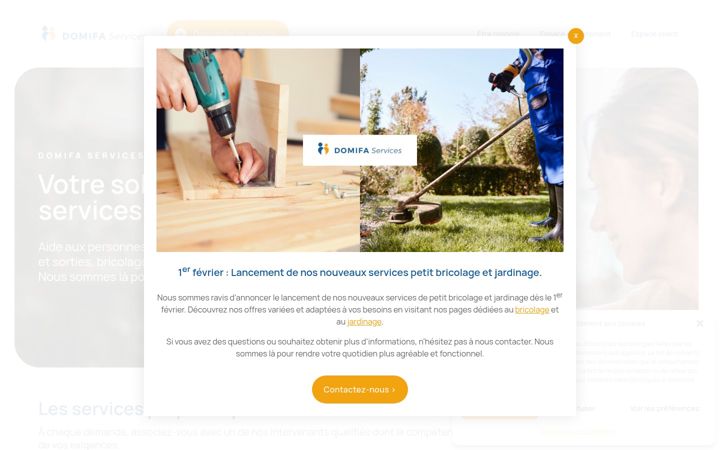 Screenshot of domifaservices.fr