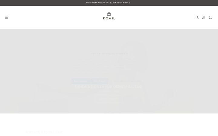 Screenshot of domil.de